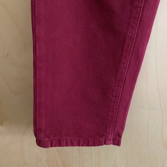 Zara Trafaluc mom jeans in wine color - Picture 6 of 10